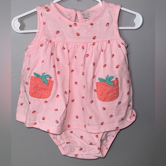 Carter's Other - 9m one piece strawberry dress